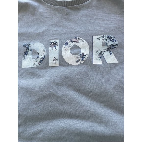 Dior Homme Daniel Arsham Short-Sleeved T-Shirt Crew Neck/20Ss 